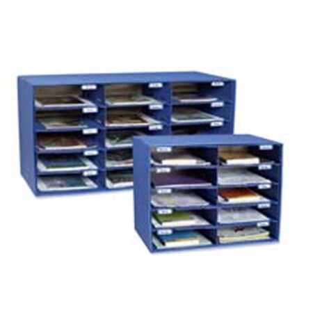 Pacon Corporation Pacon Corporation PAC001309 Mail Box- 10 Slots- 12-.50in.x10in.x3in.- Blue PAC001309
